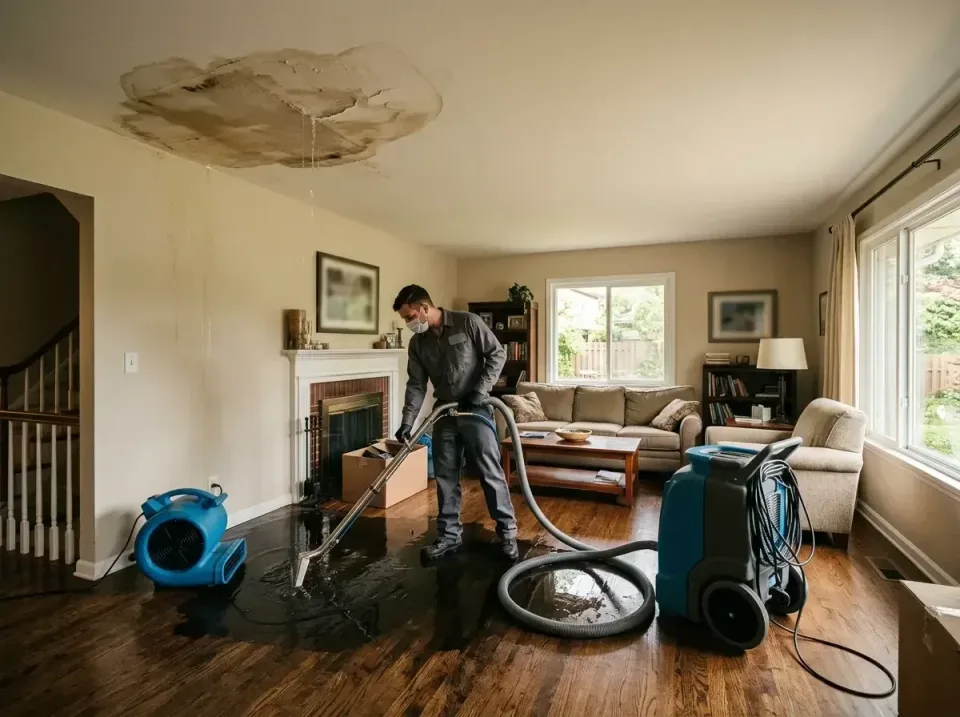 attic-pipe-burst-ceiling-drip-008 — frequently asked questions, Water Damage Restoration & Carpet Care in Tenino, WA